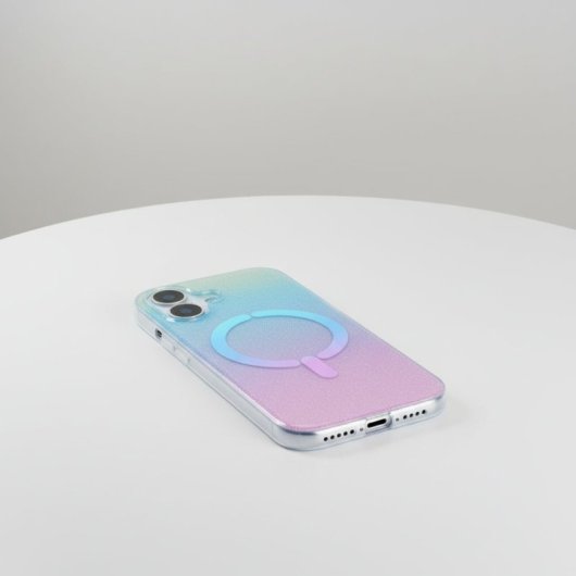 Funda Ring Glitter Compatible Con Magsafe Para Iphone 16 Plus