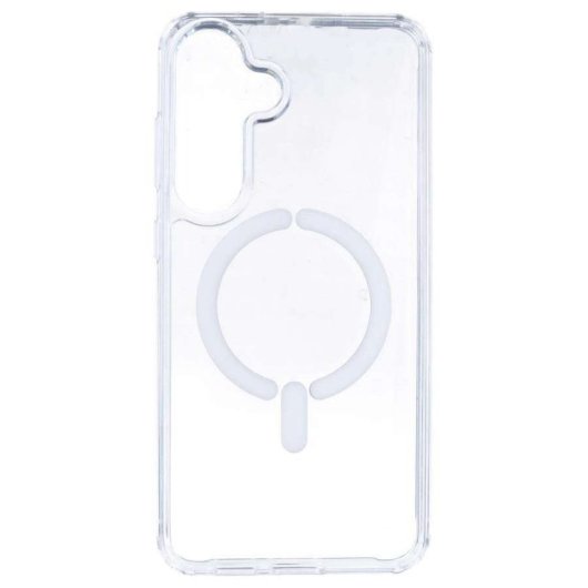 Funda Transparente Logo Compatible Con Magsafe Para Samsung Galaxy S25 Plus