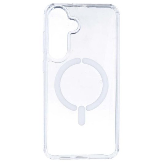 Funda Transparente Logo Compatible Con Magsafe Para Samsung Galaxy S25 Plus