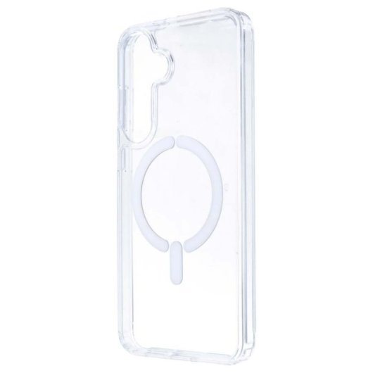 Funda Transparente Logo Compatible Con Magsafe Para Samsung Galaxy S25 Plus