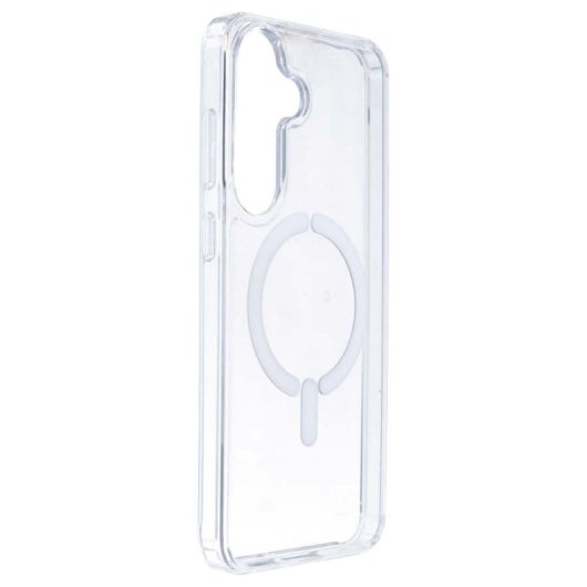 Funda Transparente Logo Compatible Con Magsafe Para Samsung Galaxy S25 Plus