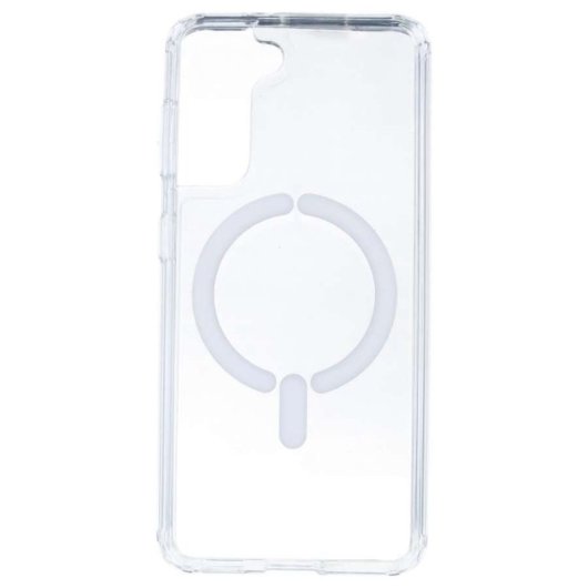 Funda Transparente Logo Compatible Con Magsafe Para Samsung Galaxy S21