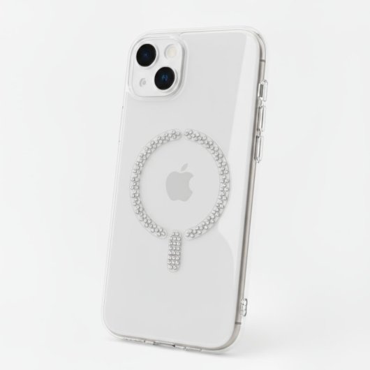 Funda Antiyellow Compatible Con Magsafe Con Brillantes Para Iphone 15