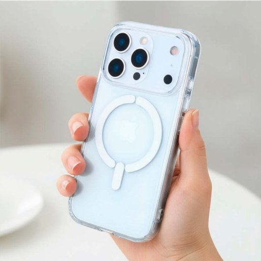 Funda Transparente Antiyellow Compatible Con Magsafe Para Iphone 17 Pro Max