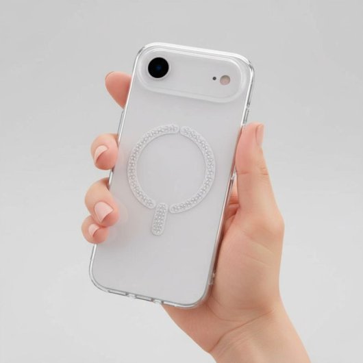 Funda Antiyellow Compatible Con Magsafe Con Brillantes Para Iphone Air