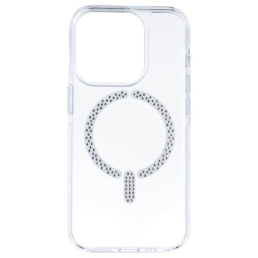 Funda Antiyellow Compatible Con Magsafe Con Brillantes Para Iphone 15 Pro