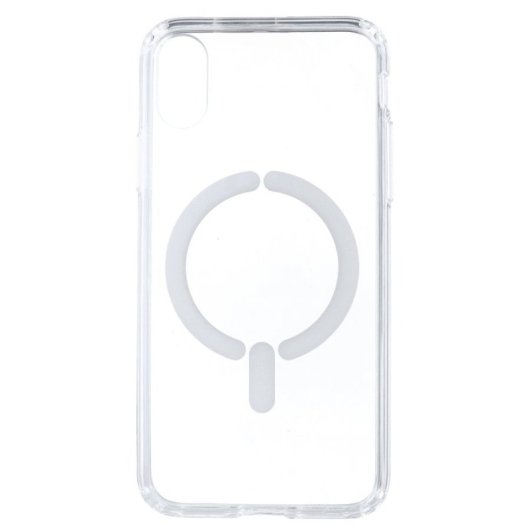 Funda Transparente Logo Compatible Con Magsafe Para Iphone X