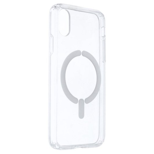 Funda Transparente Logo Compatible Con Magsafe Para Iphone X