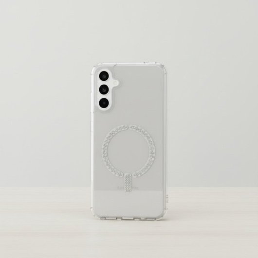 Funda Antiyellow Compatible Con Magsafe Con Brillantes Para Samsung Galaxy S25