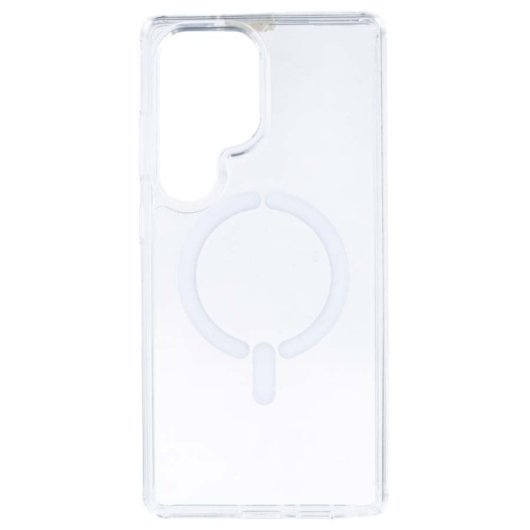 Funda Transparente Logo Compatible Con Magsafe Para Samsung Galaxy S25 Ultra