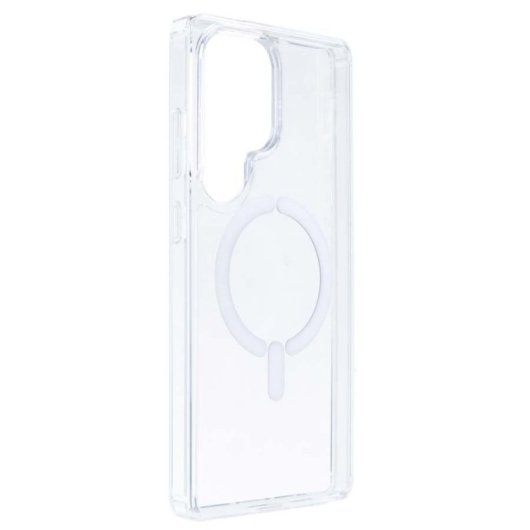 Funda Transparente Logo Compatible Con Magsafe Para Samsung Galaxy S25 Ultra