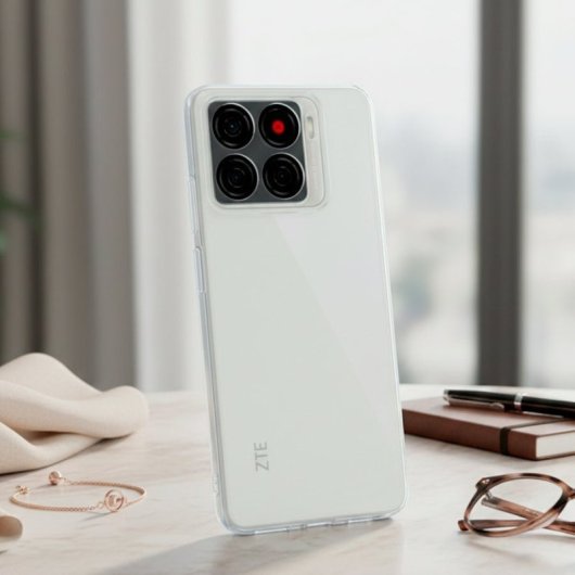Funda Silicona Transparente Para Zte Blade A56 4g