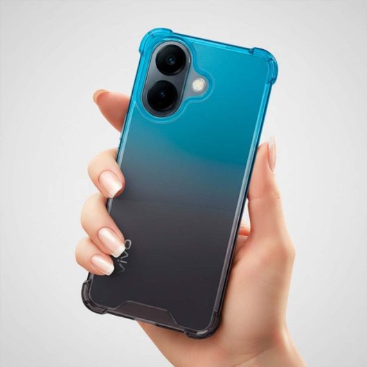 Funda Bumper Reforzada Degradada Para Vivo V60 Lite