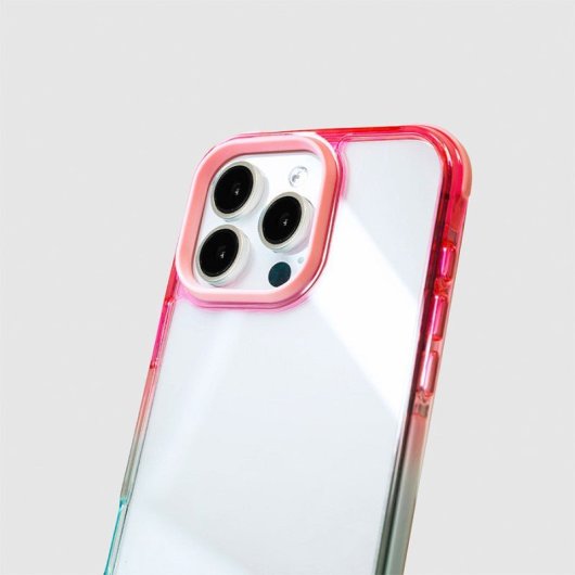 Funda Bumper Reforzada Degradada Para Iphone 15 Pro