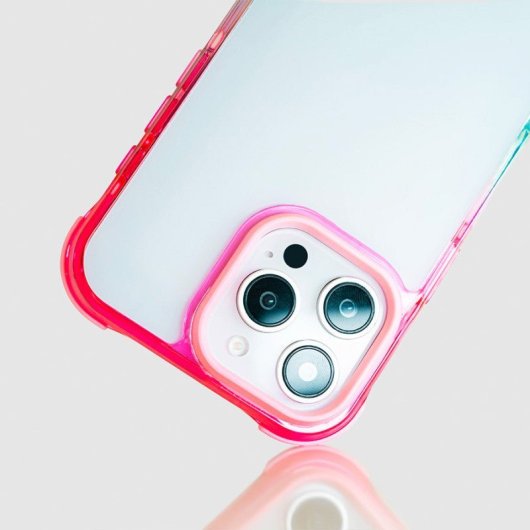 Funda Bumper Reforzada Degradada Para Iphone 15 Pro