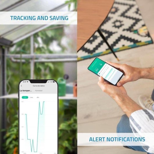Mando Nivian NVS-TEMPHUMIR-W WiFi IR con sensor temperatura y humedad