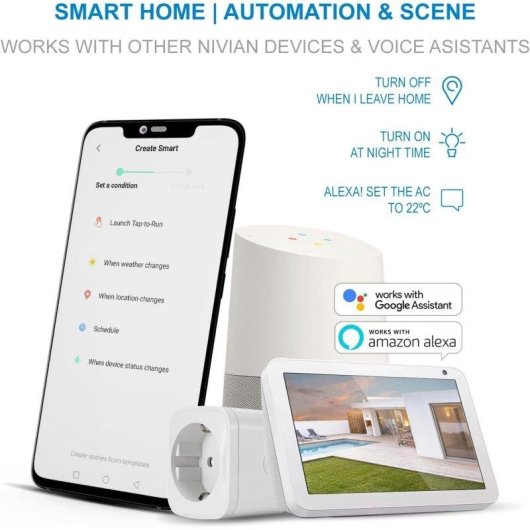Mando Nivian NVS-TEMPHUMIR-W WiFi IR con sensor temperatura y humedad