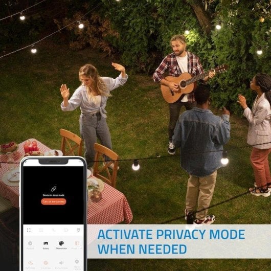 Caméra de surveillance Nivian 2K Vision Nocturne Intérieure Détection IA Audio Bidirectionnel