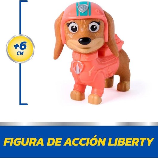 Véhicule SPIN MASTER Paw Patrol Liberty Moto de Sauvetage Plastique Recyclé