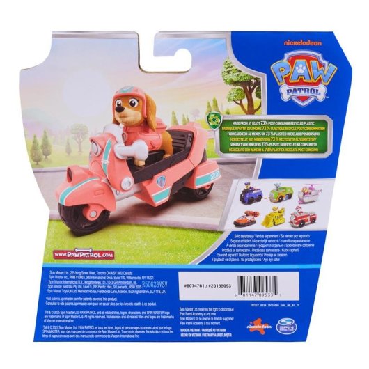 Véhicule SPIN MASTER Paw Patrol Liberty Moto de Sauvetage Plastique Recyclé