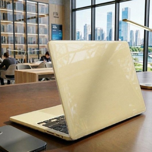 PcCom Essential Carcasa Protectora Rígida Transparente para Apple MacBook Neo