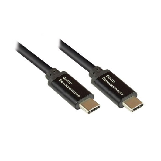 Cable USB-C a USB-C ALCASA 2213-SF010S USB 2.0 1 m Negro