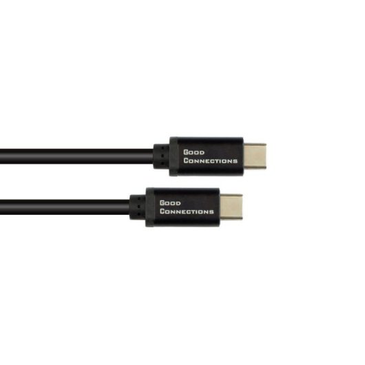 Cable USB-C a USB-C ALCASA 2213-SF010S USB 2.0 1 m Negro