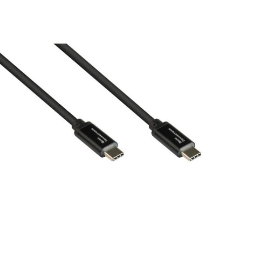 Cable USB-C a USB-C ALCASA 2213-SF010S USB 2.0 1 m Negro