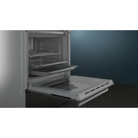 Fogão Siemens iQ500 HK9S5A240 Preto 4 zonas vitrocerâmica forno 66L