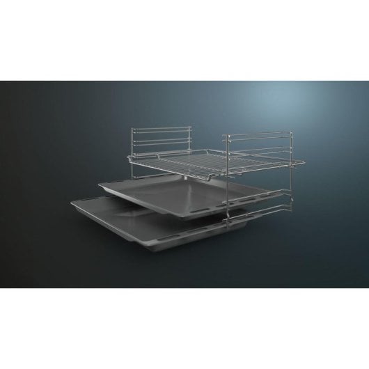 Fogão Siemens iQ500 HK9S5A240 Preto 4 zonas vitrocerâmica forno 66L