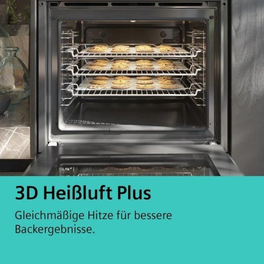 Cuisinière Siemens iQ300 EQ521KA11 induction 4 zones four 71L noir