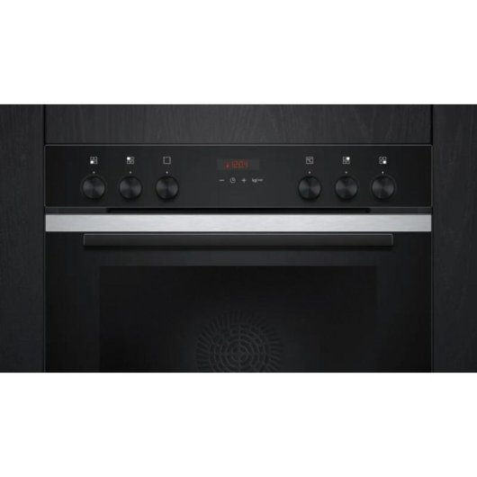 Set de cocina Siemens iQ300 HE273ABS3 + EA64RGNA1E Cerámico 4 zonas Horno 71L Negro