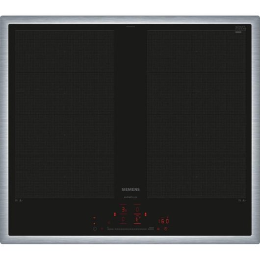 Placa de indução Siemens iQ700 EX645HXC1E 60 cm 4 zonas Preto