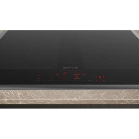 Placa de indução Siemens iQ700 EX645HXC1E 60 cm 4 zonas Preto