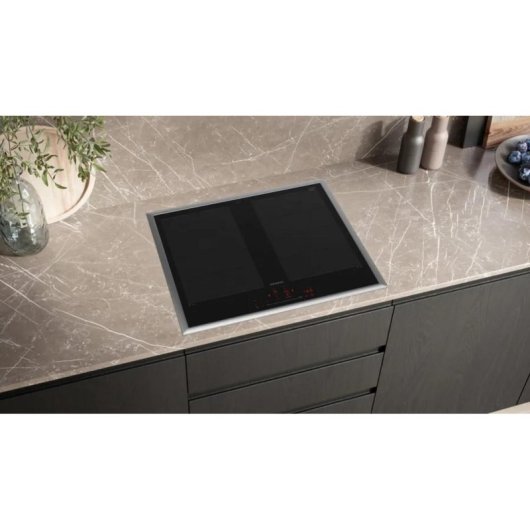 Placa de indução Siemens iQ700 EX645HXC1E 60 cm 4 zonas Preto