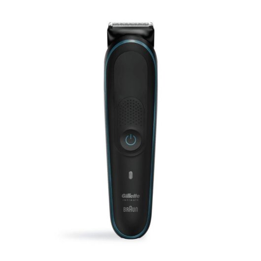 Máquina de Cortar Cabelo Gillette INTIMATE i5 Sem Fio 100min 3 Pentes Corporal