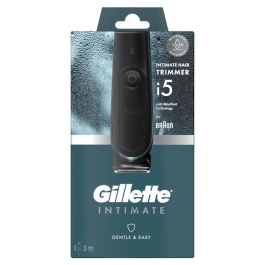 Tagliacapelli Gillette INTIMATE i5 Senza Fili 100min 3 Pettini Corpo