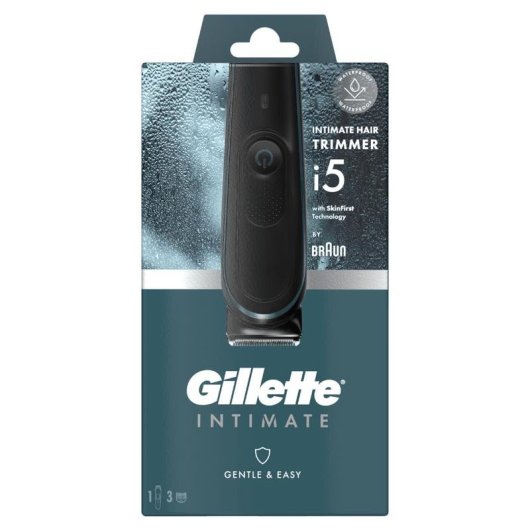 Tagliacapelli Gillette INTIMATE i5 Senza Fili 100min 3 Pettini Corpo