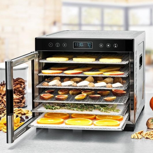 Deshidratador de alimentos Rommelsbacher DA 950 Negro Acero inoxidable LCD 99 h