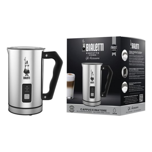Calentador/espumador de leche Bialetti MK01 Acero inoxidable 115 ml 240 ml