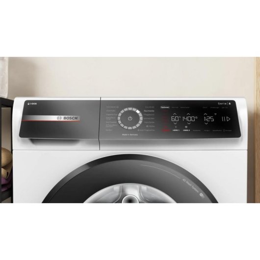 Máquina de Lavar Roupa Bosch Serie 8 WGB244A40 9Kg 1257rpm A Branco Doseador Automático WiFi