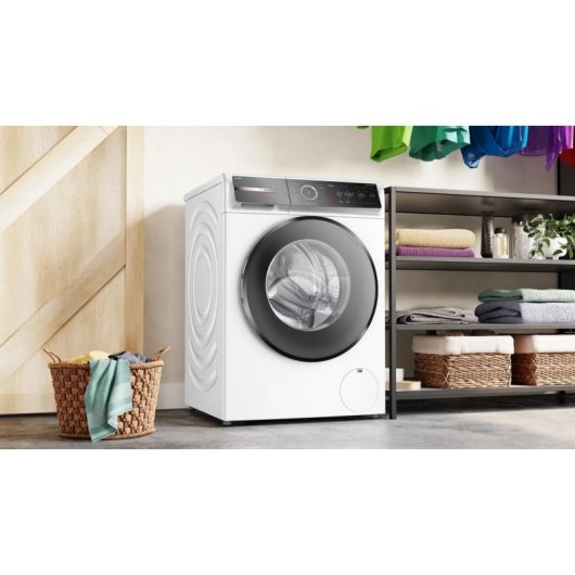 Máquina de Lavar Roupa Bosch Serie 8 WGB244A40 9Kg 1257rpm A Branco Doseador Automático WiFi
