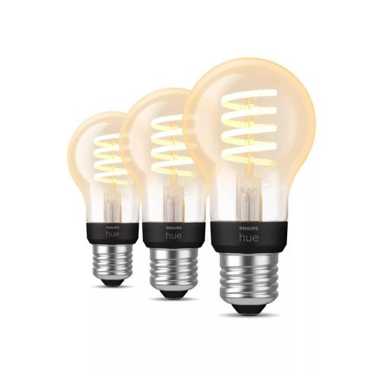Lampe Philips A60 E27 Bluetooth Zigbee LED warm-kaltweiß 3er-Pack