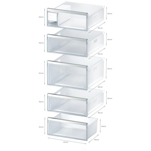 Congelador Siemens GS51NAWCV 290 L Classe C Branco LED