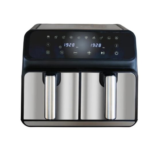 Airfryer Unold 58685 Dubbele Mand 8L 1700W 10 Programma's Timer