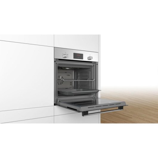 Horno Convecção Bosch Serie 2 HBF133BR0 66L EcoClean com Temporizador