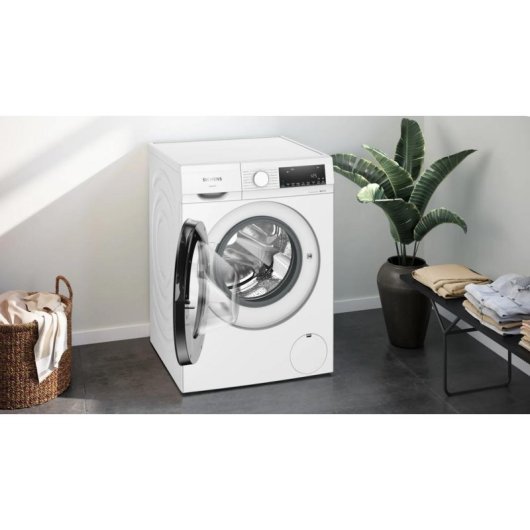 Máquina de Lavar Roupa Siemens iQ500 WG34G2070 8kg 1400rpm B Branco LED