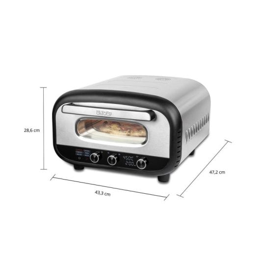 Pizzaofen Unold 68806 Digital 450°C 30 cm Edelstahl