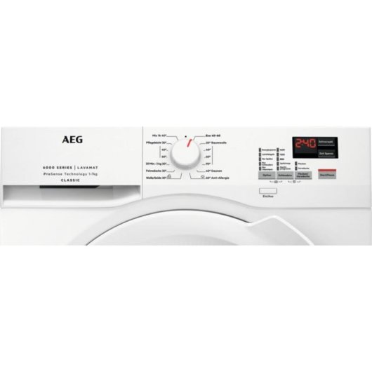 Lave-linge AEG Series 6000 L6FBC41478 Hublot 7kg 1351rpm A Blanc Autonettoyage
