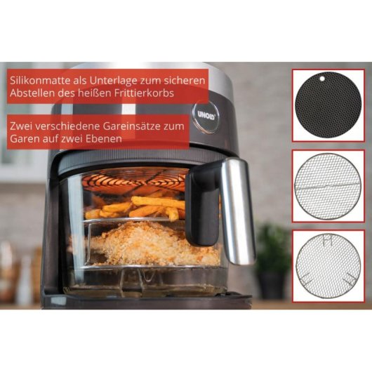 Airfryer Unold 58695 3,5L 1200W Touch 10 Programma's Timer